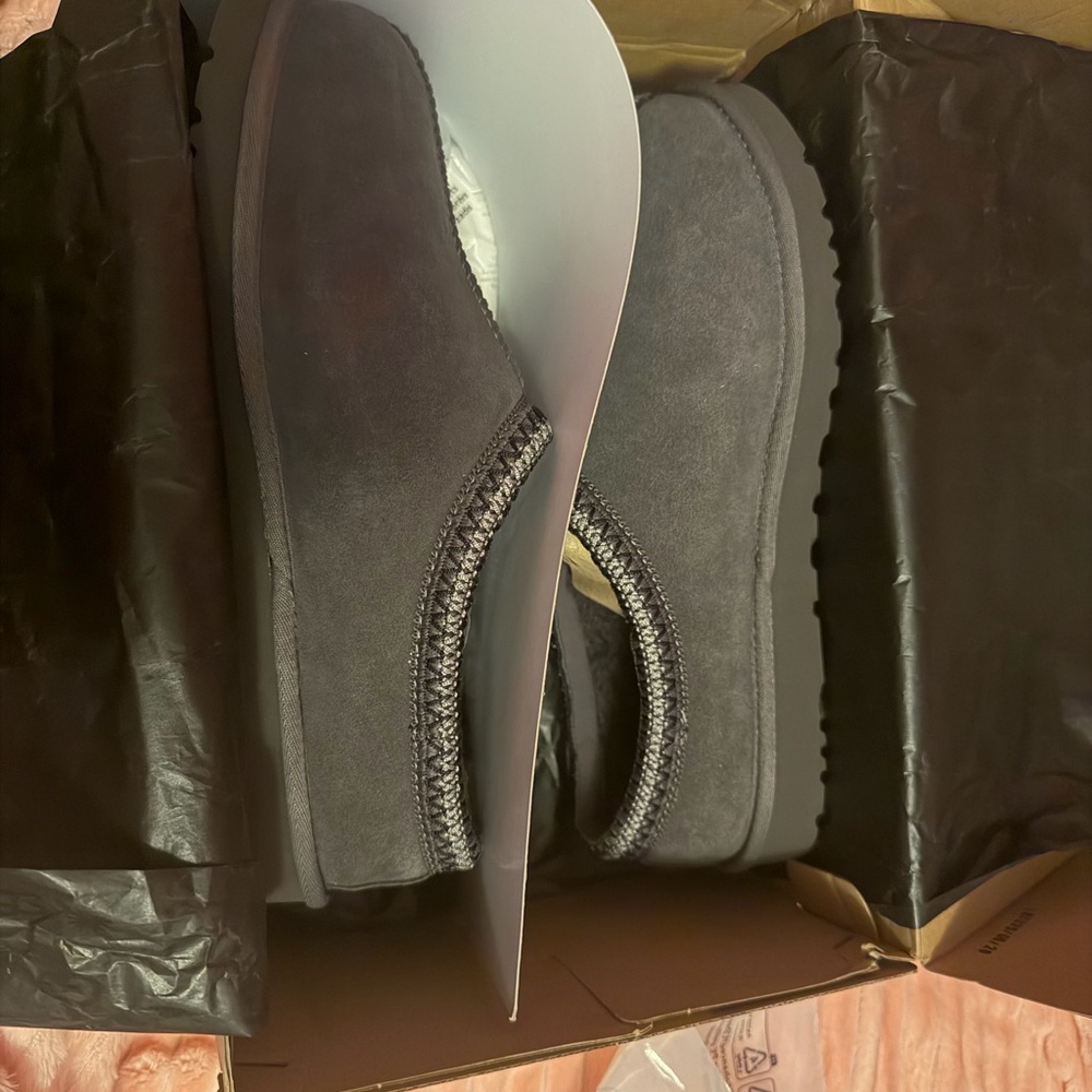 UGG Men's Dark Gray Slip-On Loafers